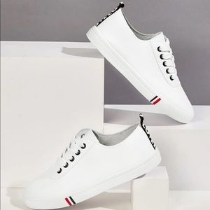 Lace Up Low Top Sneakers